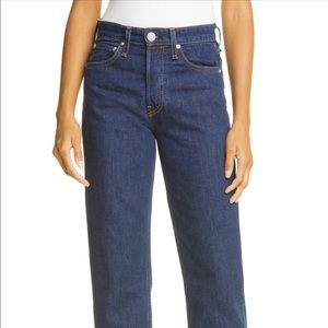 Rag and Bone Maya High Waisted Straight Leg Jeans